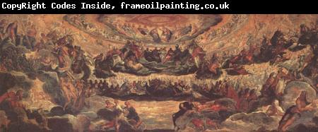 Jacopo Robusti Tintoretto Sketch for Paradise in the Sala del Maggior Consiglio at the Ducal Palace at Venice (mk05)